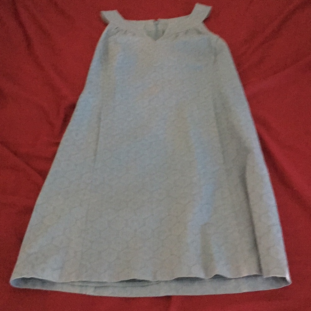 Loft teal dress and matching jacket - Picture 2 of 8